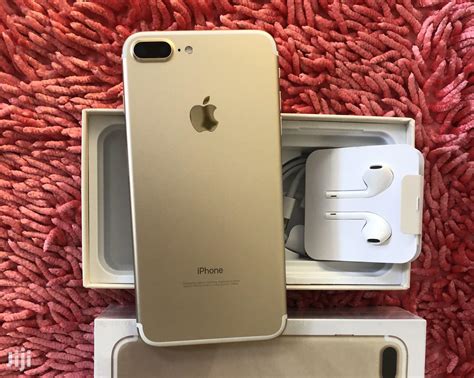 The iphone 7 and iphone 7 plus are smartphones designed, developed, and marketed by apple inc. New Apple iPhone 7 Plus 32 GB Gold in Kinondoni - Mobile ...
