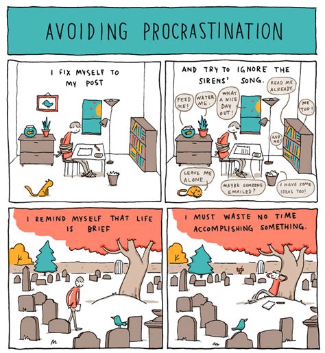 Here, i will share my personal steps on how to stop procrastinating. INCIDENTAL COMICS: Avoiding Procrastination