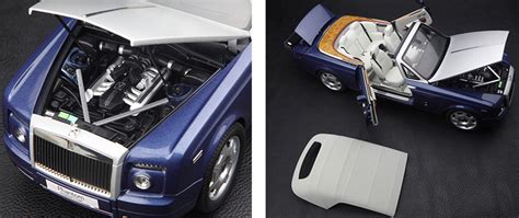 118 Kyosho Rolls Royce Phantom Drophead Coupe Metropolitan Blue
