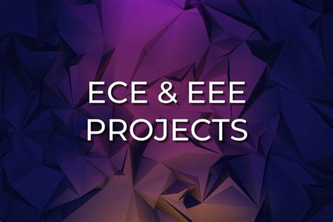 Mtech Ece And Eee Project List For Final Year Mtech For Final Year
