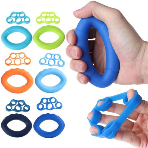 2pcs set silicone hand grip strengthener finger stretcher hand grip ring dong63 in hand grips
