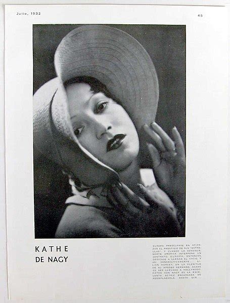 Filekäthe Von Nagy Argentinean Magazine Ad 1932 With