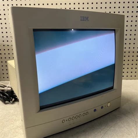 Vintage Ibm N Crt Monitor Powers On Untested Further Sold As Is Picclick