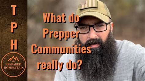What Do Prepper Communities Really Do Youtube
