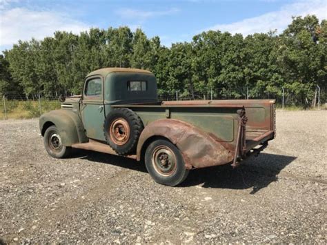 barn find 1942 ford 1 ton f 3 pickup truck flathead v 8 no reserve