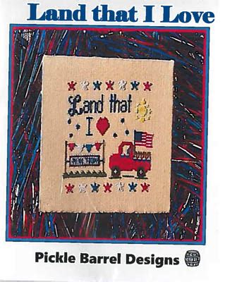 Looking for an advice video on how to design cross stitch patterns? Land That I Love Cross Stitch Pattern by Pickle Barrel ...