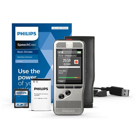 Philips Digital Pocket Memo Dpm6000 Diktafon