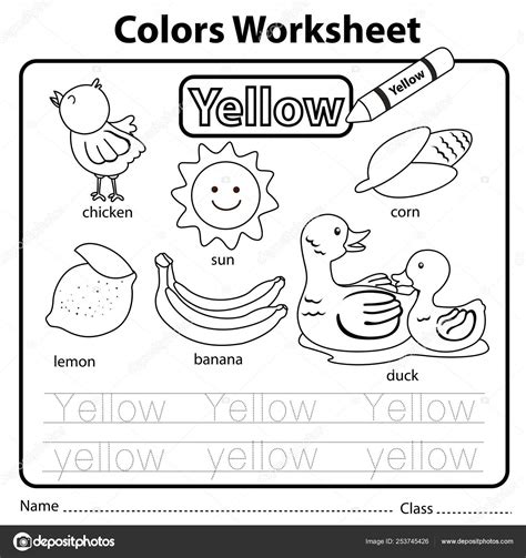 Pin On Amarilloyellow Color Yellow Worksheet Supplyme Penelope Lam