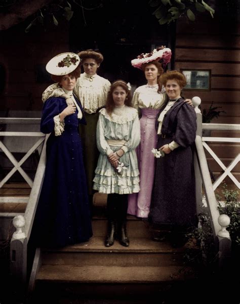 19th Century Women Colorized Photo Vintage Portraits Vintage