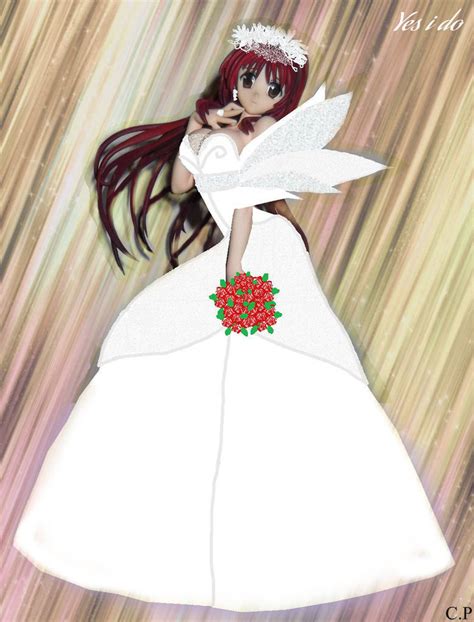 Anime Figure In Wedding Gown~ By Aardbeielfje On Deviantart