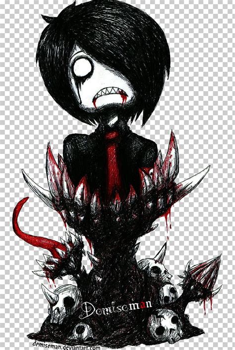 Drawing Emo Gothic Art PNG Clipart Anime Art Blood Cartoon