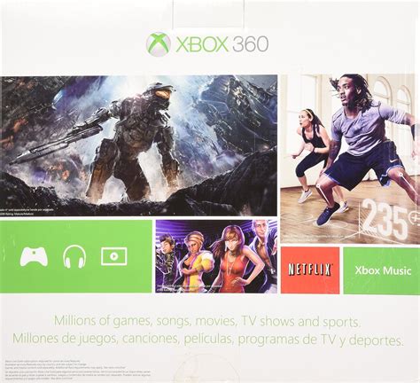 Xbox 360 4gb Kinect Holiday Bundle With 3 Games Forza Horizons Kinect