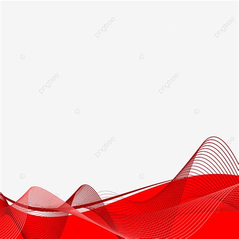 Red Abstract Lines Png Image Red Wave Abstract Line Wave Drawing