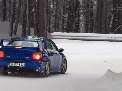 Subaru Impreza Wrx Sti Snow Drift Ats Oto Youtube