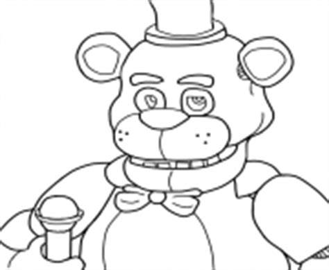 Coloriage Golden Freddy FNAF JeColorie