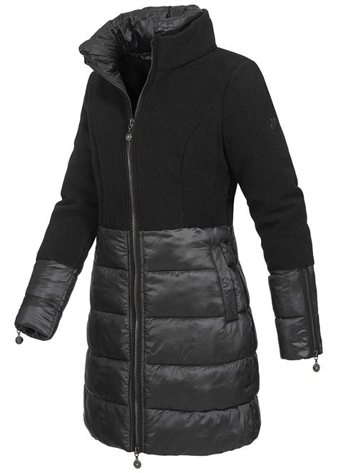 Neben bekleidung für frauen, männer und kinder bietet der beliebte shop auch eine vielfältige auswahl an schuhen, accessoires und stilvollen. Zabaione Damen Winter Mantel Jacke Stehkragen 2-Pockets ...