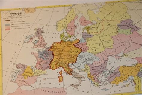 Map Of Europe In 1200 Map