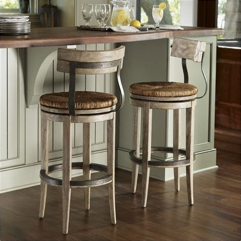 Particleboard, ash veneer, stain, clear acrylic lacquer, solid ash underframe/ footrest: 15 Ideas For Wooden Base Stools in Kitchen & Bar Decor