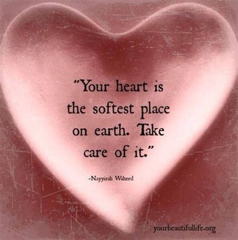 Take Care Of Your Heart Dusty Rose ~ Mauve Beautiful Quotes Words