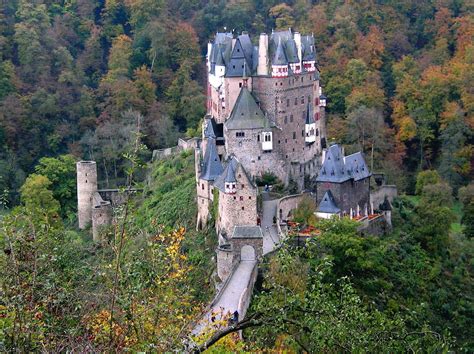 Eltz Castle Germany Forest Wallpapers Hd Desktop And
