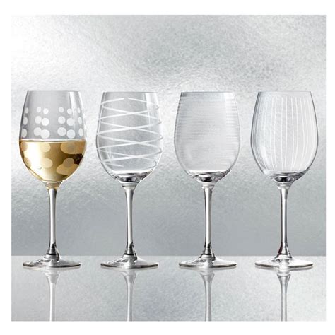 Mikasa Cheers Set Of 4 White Wine Glasses 5159282 Heavins Euronics