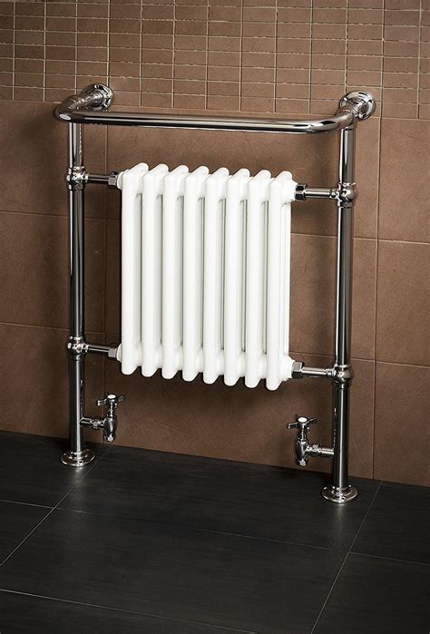 Warmehaus Traditional Bathroom Heated Towel Rail Column Radiator White
