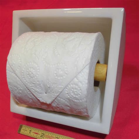 Recessed Porcelain Toilet Paper Holder Ceramic Toilet Paper Holders