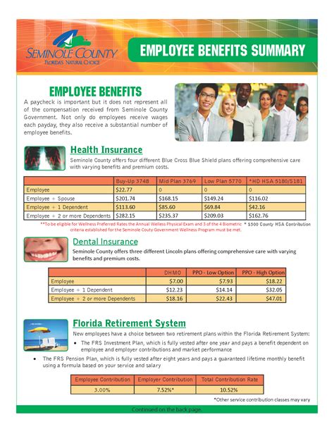 Benefits Information Summary