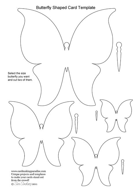 Butterfly Outline Printable Butterfly Template Free Butterfly