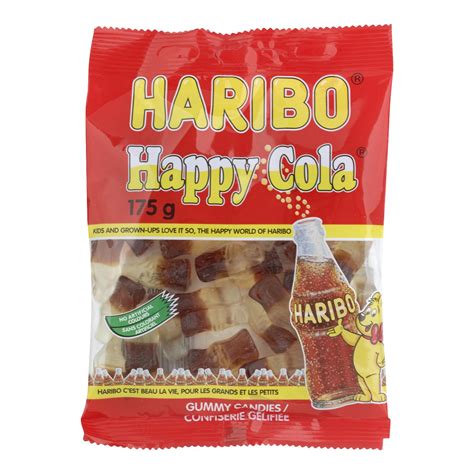 Haribo Happy Cola Bottles Gummies Stongs Market