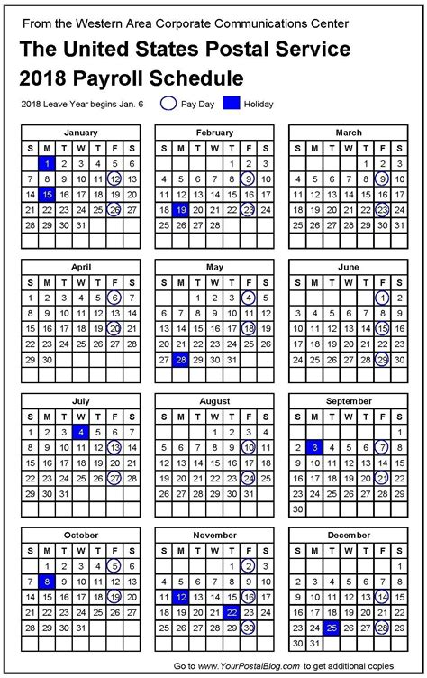 Usps Pay Period Calendar Calendar With Holidays