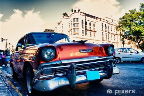 Fototapeta Kubańska Stare Samochody Pixerspl
