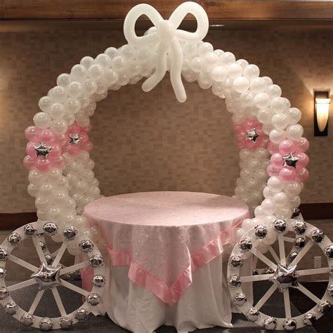 Balloon Carriage Perfect For A Cake Take For A Wedding Or Baby Shower
