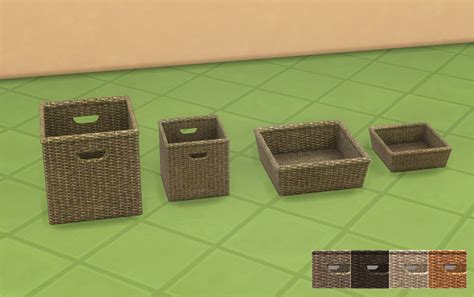 Verankas Ts4 Downloads Woven Wicker Baskets Converted From Ts3 Store