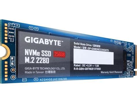 Gigabyte Gp Gsm2ne3256gntd 256gb Solid State Drive M2 2280 Internal