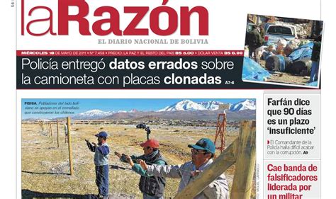 periódico la razón bolivia bolivia informa