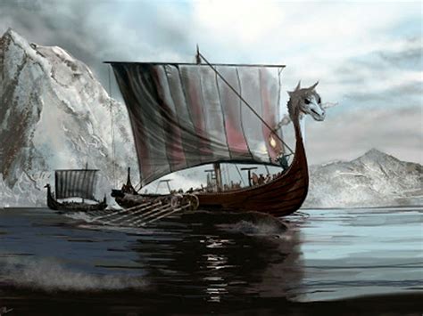 Pin De Aiden Swank En Fantasy Barco Vikingo Dragones Barcos