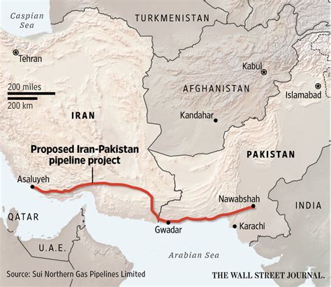 China To Build Pipeline From Iran To Pakistan Wsj