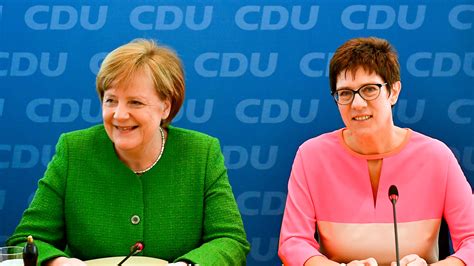 La Número Dos De Angela Merkel La Favorita Para Sucederla En La Unión
