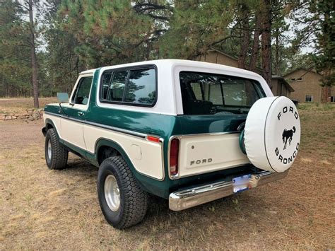 Very Preserved And Optioned Second Gen Bronco Classic Ford Bronco
