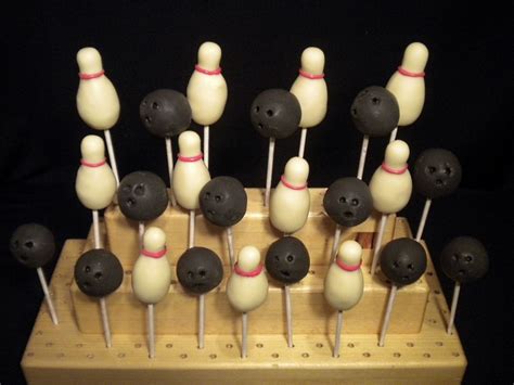 Bowling Ball And Bowling Pin Cake Pops Cake Designs European