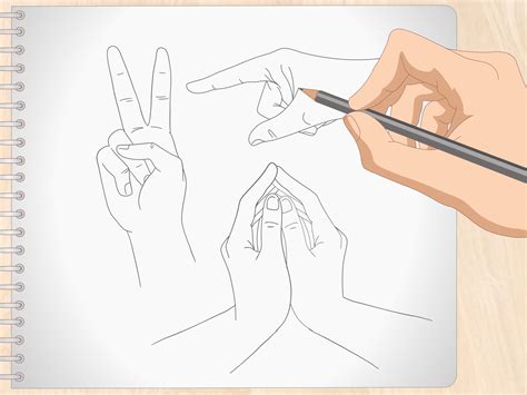 How To Draw Anime Hands 12 Steps With Pictures Wikihow