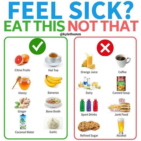 kyle thumm on instagram sick food eat when sick immune boosting foods