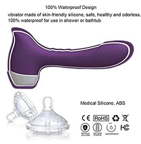 Orlena Clitoral Sucking Vibrator G Spot Clit Dildo Vibrators Waterproof Rechargeable Clitoris
