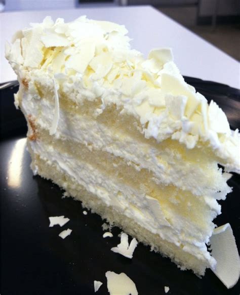 Gâteau au chocolat blanc