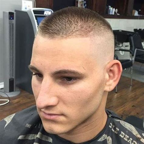 In order to get a military haircut, the hair should be just about 2 inches long. 30 Cool Buzz Cut Fade Haircuts For Men2020 Update