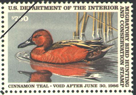 1985 86 Federal Duck Stamp Postage Stamp Collecting Pinterest