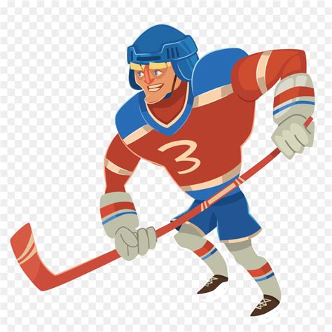 Lustige cartoons und bilder für große und kleine. Ice hockey Drawing - Cartoon hockey player png download ...
