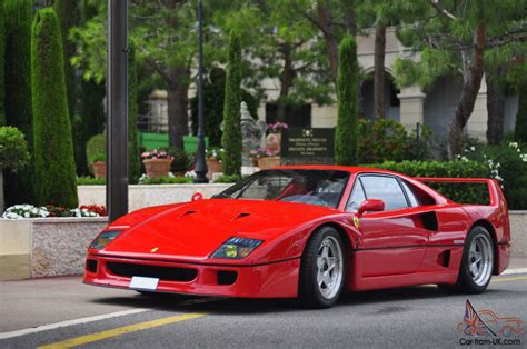 Ferrari f40 was a true racing car with street legal features. Beautiful Ferrari F40 For Sale