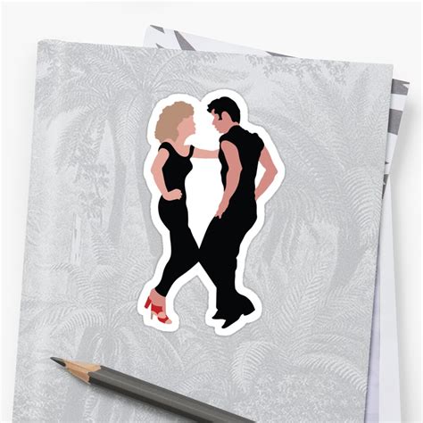 Grease The Musical Stickers By Chris Jackson Redbubble